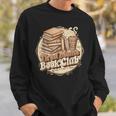 Retro Tired Moms Book Club Bookish Booktrovert Mother's Day Sweatshirt Gifts for Him