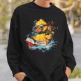 Rubber Duck Reading Book Rubber Duckie Rubber Duckling Sweatshirt Gifts for Him