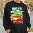 Ruby's Reading Shirt Personalized Book Reading Sweatshirt Gifts for Him Ruby's Reading Shirt Personalized Book Reading Sweatshirt Gifts for Him