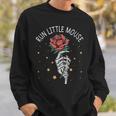 Run Little Mouse Book Lover Smut Reader Sweatshirt Gifts for Him