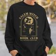 Salem Witch Book Club Bookish Halloween Full Moon Reader Sweatshirt Gifts for Him Salem Witch Book Club Bookish Halloween Full Moon Reader Sweatshirt Gifts for Him