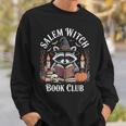 Salem Witch Book Club Raccoon Halloween Sweatshirt Gifts for Him Salem Witch Book Club Raccoon Halloween Sweatshirt Gifts for Him