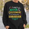 School Librarian Assistant Mask Book Reading Library Sweatshirt Gifts for Him School Librarian Assistant Mask Book Reading Library Sweatshirt Gifts for Him