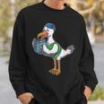 Seagull Reading Book Librarian Sweatshirt Gifts for Him