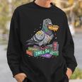 Smart Pigeon Sitting On Book Stack Sweatshirt Gifts for Him Smart Pigeon Sitting On Book Stack Sweatshirt Gifts for Him
