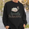 Socially Selective Shirt Subtle Introvert Book Lover Sweatshirt Gifts for Him Socially Selective Shirt Subtle Introvert Book Lover Sweatshirt Gifts for Him