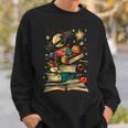 Space Books Planets Astronomy Physics Science Chemistry Sweatshirt Gifts for Him