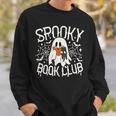 Spooky Book Club Cute Ghost Reading Book Halloween Costume Sweatshirt Gifts for Him Spooky Book Club Cute Ghost Reading Book Halloween Costume Sweatshirt Gifts for Him