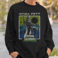 Star Wars The Book Of Boba Fett Galaxy Gradient Portrait Sweatshirt Gifts for Him