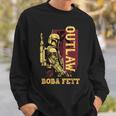 Star Wars The Book Of Boba Fett Outlaw Color Pop Sweatshirt Gifts for Him