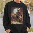 Star Wars The Book Of Boba Fett Portrait Sweatshirt Gifts for Him Star Wars The Book Of Boba Fett Portrait Sweatshirt Gifts for Him
