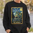 Starry Dragon Reading Book The Reader Fantasy Reader Sweatshirt Gifts for Him