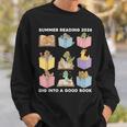 Summer Reading 2026 Unearth A Story Dinosaur Books Readers Sweatshirt Gifts for Him