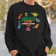 Summer Reading 2026 Unearth A Story Dinosaurs Book Lover Sweatshirt Gifts for Him Summer Reading 2026 Unearth A Story Dinosaurs Book Lover Sweatshirt Gifts for Him