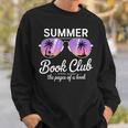 Summer Retro Book Club Beach Vacation Sweatshirt Gifts for Him