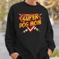 Super Dog Mom Superhero Dog Lover Comic Book Style Sweatshirt Gifts for Him