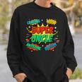 Superhero Uncle Costume For Men Comic Book Birthday Sweatshirt Gifts for Him