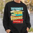 Tatyana's Reading Shirt Personalized Book Reading Sweatshirt Gifts for Him
