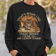 That’s What I Do I Read Books Reading Bookworm Reader Sweatshirt Gifts for Him
