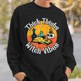 Thick Thighs Witch Vibes Spell Book And Potions Sweatshirt Gifts for Him Thick Thighs Witch Vibes Spell Book And Potions Sweatshirt Gifts for Him