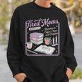 Tired Moms Book-Club Coffee Chaos Chapters Mom Sweatshirt Gifts for Him
