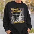 Tired Moms Book Club Reading Books Lovers Mom For Mothers Sweatshirt Gifts for Him