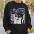Tired Moms Book Club Retro Coffee Reader Sweatshirt Gifts for Him