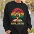 History Inspiring Future Fist Tree Book Roots Sweatshirt Gifts for Him History Inspiring Future Fist Tree Book Roots Sweatshirt Gifts for Him