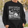 Unapologetically Anti Social Book Club Introvert Reader Sweatshirt Gifts for Him