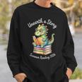Unearth a Story Summer Reading 2026 Book Lovers Fun Sweatshirt Gifts for Him