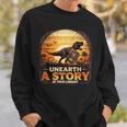 Unearth Story Summer Reading 2026 Dinosaurs Library Reading Sweatshirt Gifts for Him Unearth Story Summer Reading 2026 Dinosaurs Library Reading Sweatshirt Gifts for Him
