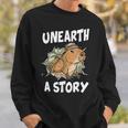 Unearth A Story Summer Reading Program 2026 Capybara Book Sweatshirt Gifts for Him