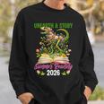 Unearth A StoryRex Reading Book Floral Summer Reading Sweatshirt Gifts for Him