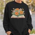 Vintage Book Lover Teacher Wildflowers Reading Read Graphic Sweatshirt Gifts for Him Vintage Book Lover Teacher Wildflowers Reading Read Graphic Sweatshirt Gifts for Him