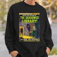 Vintage Horror Comic Book Cover Shadowed Library Zombie Sweatshirt Gifts for Him Vintage Horror Comic Book Cover Shadowed Library Zombie Sweatshirt Gifts for Him