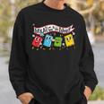 Vintage Let's All Go To The Library Meme Book Reading Sweatshirt Gifts for Him