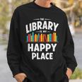 Vintage The Library Librarian Book Reading Sweatshirt Gifts for Him Vintage The Library Librarian Book Reading Sweatshirt Gifts for Him