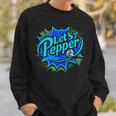 Volleyball Lets Pepper Comic Book Pop Art Teen Girls Cute Sweatshirt Gifts for Him