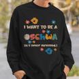 I Want To Be A Schwa Read Book Reading Librarian Sweatshirt Gifts for Him