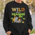 Wild About Reading Books Reader Librarian Wild Animals Lover Sweatshirt Gifts for Him Wild About Reading Books Reader Librarian Wild Animals Lover Sweatshirt Gifts for Him