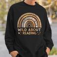 Wild About Reading Books Reader Lover Bookworm Librarian Sweatshirt Gifts for Him Wild About Reading Books Reader Lover Bookworm Librarian Sweatshirt Gifts for Him