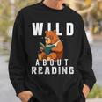 Wild About Reading Love Books Nerd Bookworm Librarian Sweatshirt Gifts for Him Wild About Reading Love Books Nerd Bookworm Librarian Sweatshirt Gifts for Him
