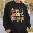 Wild About Reading Safari Animals Book Lover Teacher Student Sweatshirt Gifts for Him Wild About Reading Safari Animals Book Lover Teacher Student Sweatshirt Gifts for Him