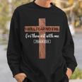 I Will Fear No Evil Psalm 23 From The Book Of Psalms 23 4 Sweatshirt Gifts for Him I Will Fear No Evil Psalm 23 From The Book Of Psalms 23 4 Sweatshirt Gifts for Him