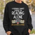 Woman Book Librarian Reading Pitbull Dog Owner Women Sweatshirt Gifts for Him Woman Book Librarian Reading Pitbull Dog Owner Women Sweatshirt Gifts for Him