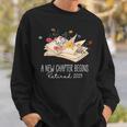 Women A New Chapter Begins Floral Book Retirement Teacher Sweatshirt Gifts for Him Women A New Chapter Begins Floral Book Retirement Teacher Sweatshirt Gifts for Him