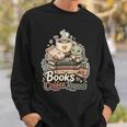 Women's Books Coffee Repeat Cute Reading Lover Sweatshirt Gifts for Him