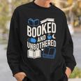 Women's Booktrovert Introvert Reader Library Card Coffee Books Sweatshirt Gifts for Him