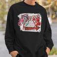 Women's DCC The Desperado Club So Fun It Hurts Graffiti Sign Book Sweatshirt Gifts for Him