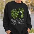 Women's Distracted By Books And Dogs Reader Graphic Sweatshirt Gifts for Him Women's Distracted By Books And Dogs Reader Graphic Sweatshirt Gifts for Him